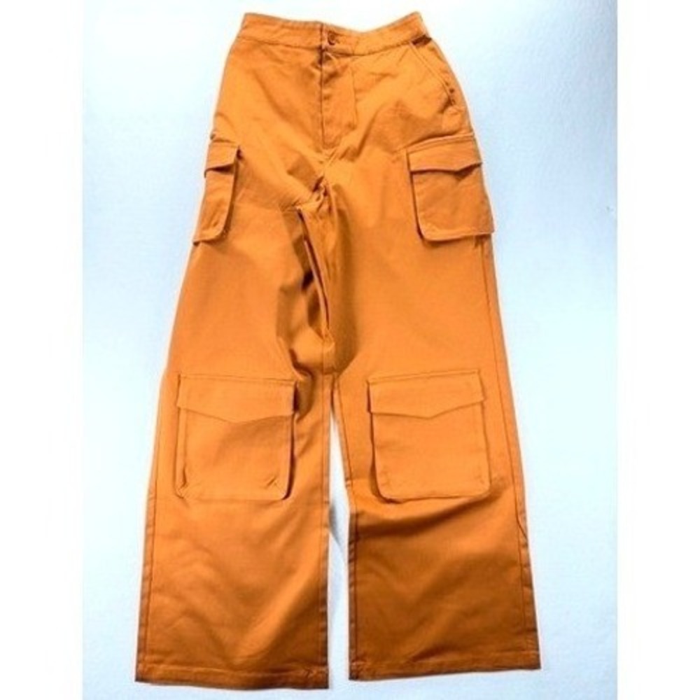The Drop x Sweetlikeoyin Cargo Pants XS Terracotta Wide Leg NWT